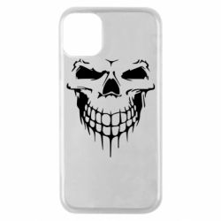 Чехол для iPhone 11 Pro Silhouette of a skull - PrintSalon
