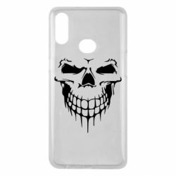 Чехол для Samsung A10s Silhouette of a skull - PrintSalon