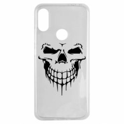 Чехол для Xiaomi Redmi Note 7 Silhouette of a skull - PrintSalon