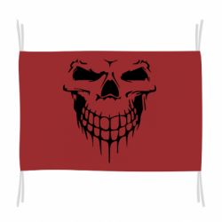 Флаг Silhouette of a skull - PrintSalon