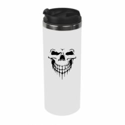 Термокружка Silhouette of a skull - PrintSalon