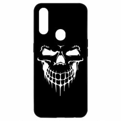 Чехол для Oppo A31 Silhouette of a skull - PrintSalon