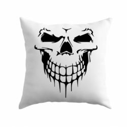 Подушка Silhouette of a skull - PrintSalon