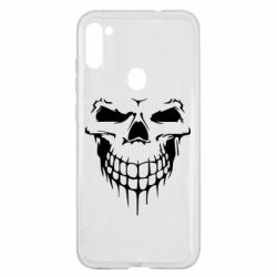 Чехол для Samsung A11/M11 Silhouette of a skull - PrintSalon