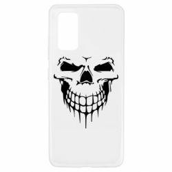 Чехол для Samsung A32 4G Silhouette of a skull - PrintSalon
