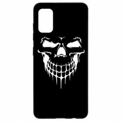 Чехол для Samsung A41 Silhouette of a skull - PrintSalon