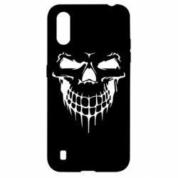 Чехол для Samsung A01/M01 Silhouette of a skull - PrintSalon