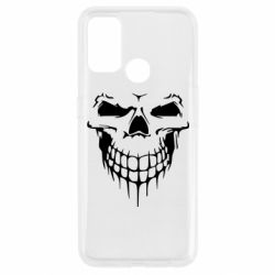 Чехол для Oppo A53/A32/A33 Silhouette of a skull - PrintSalon