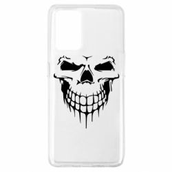 Чехол для Oppo A74 4G Silhouette of a skull - PrintSalon