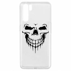 Чехол для Oppo A91/Reno3 Silhouette of a skull - PrintSalon