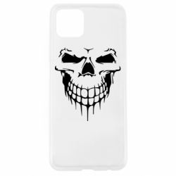 Чехол для Oppo A92s Silhouette of a skull - PrintSalon