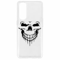 Чехол для Oppo Reno 4 Pro Silhouette of a skull - PrintSalon