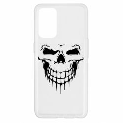 Чехол для Oppo Reno 5 4G Silhouette of a skull - PrintSalon