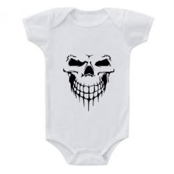 Детский бодик Silhouette of a skull - PrintSalon