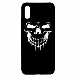 Чехол для Xiaomi Redmi 9a Silhouette of a skull - PrintSalon