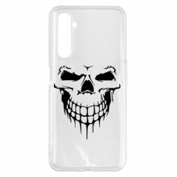 Чехол для Realme 6 Pro Silhouette of a skull - PrintSalon
