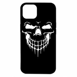 Чехол для iPhone 14 Silhouette of a skull - PrintSalon