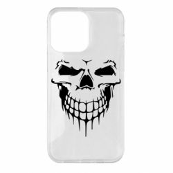 Чехол для iPhone 14 Pro Max Silhouette of a skull - PrintSalon