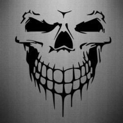 Наклейка Silhouette of a skull - PrintSalon