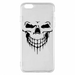 Чехол для iPhone 6 Plus/6S Plus Silhouette of a skull - PrintSalon