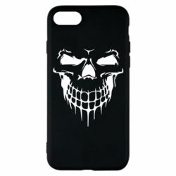 Чехол для iPhone 8 Silhouette of a skull - PrintSalon