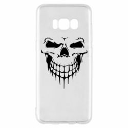 Чехол для Samsung S8 Silhouette of a skull - PrintSalon