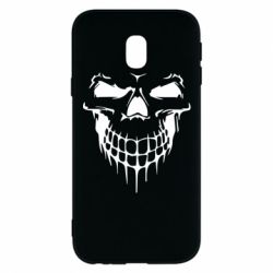 Чехол для Samsung J3 2017 Silhouette of a skull - PrintSalon