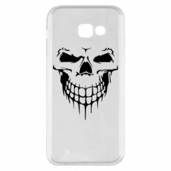 Чехол для Samsung A5 2017 Silhouette of a skull - PrintSalon