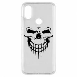 Чехол для Xiaomi Mi A2 Silhouette of a skull - PrintSalon