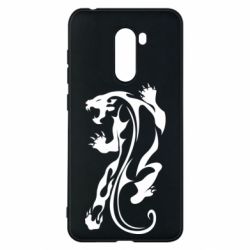 Чехол для Xiaomi Pocophone F1 Silhouette of a tiger-PrintSalon Чехол для Xiaomi Pocophone F1 Silhouette of a tiger