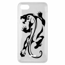 Чехол для Xiaomi Redmi 6A Silhouette of a tiger-PrintSalon Чехол для Xiaomi Redmi 6A Silhouette of a tiger