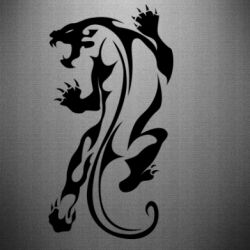 Наклейка Silhouette of a tiger