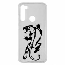 Чохол для Xiaomi Redmi Note 8 Silhouette of a tiger