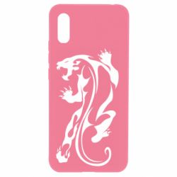 Чехол для Xiaomi Redmi 9a Silhouette of a tiger-PrintSalon Чехол для Xiaomi Redmi 9a Silhouette of a tiger