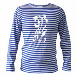 Тільник з довгим рукавом Silhouette of a tiger