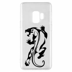 Чохол для Samsung S9 Silhouette of a tiger-PrintSalon Чохол для Samsung S9 Silhouette of a tiger