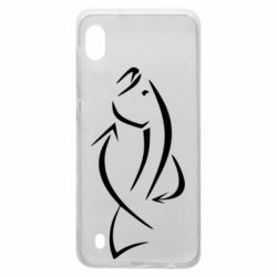 Чехол для Samsung A10 Силуэт рыбы - PrintSalon