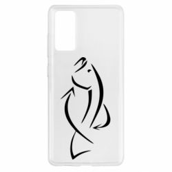 Чехол для Samsung S20 FE Силуэт рыбы - PrintSalon