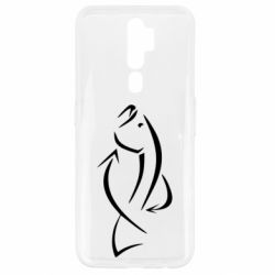 Чехол для Oppo A5/A9 2020 Силуэт рыбы