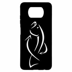 Чохол для Xiaomi Poco X3 Силуэт рыбы