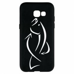 Чехол для Samsung A5 2017 Силуэт рыбы - PrintSalon