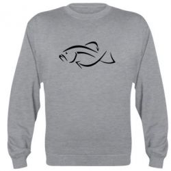 Світшот Силуэт рыбы