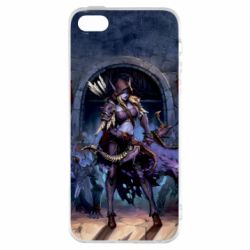 Чехол для iPhone5/5S/SE Сильвана Ветрокрылая - PrintSalon
