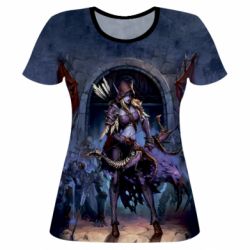 Женская футболка 3D Сильвана Ветрокрылая - PrintSalon