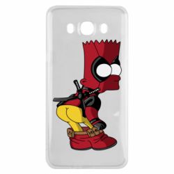 Чехол для Samsung J7 2016 Simpson Kiss my Ass Deadpool - PrintSalon