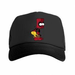 Кепка-тракер Simpson Kiss my Ass Deadpool - PrintSalon