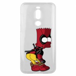 Чехол для Meizu X8 Simpson Kiss my Ass Deadpool - PrintSalon