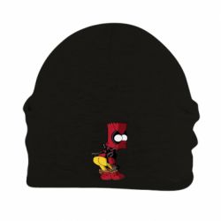 Шапка флисовая Simpson Kiss my Ass Deadpool - PrintSalon