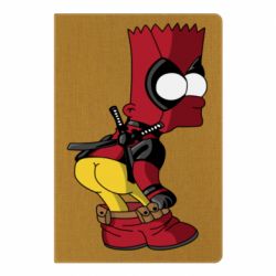 Блокнот с принто Simpson Kiss my Ass Deadpool - PrintSalon