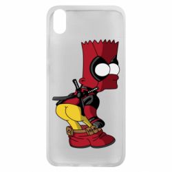 Чехол для Xiaomi Redmi 7A Simpson Kiss my Ass Deadpool - PrintSalon